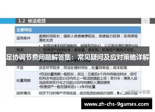 足协调节费问题解答集：常见疑问及应对策略详解